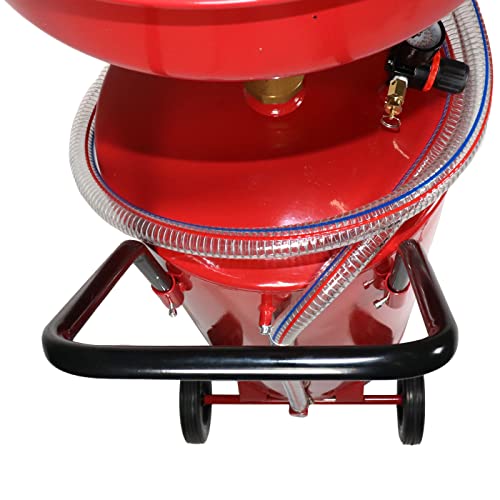 Dragway Tools Portable Industrial 18 Gallon Oil Waste Drain Tank Pan For Lift Jack Hoist Shop Crane Air Operated Drainer #TOP5