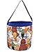 Star Wars Yoda Collapsible Nylon Basket Bucket Tote Bag (One Size, Blue)