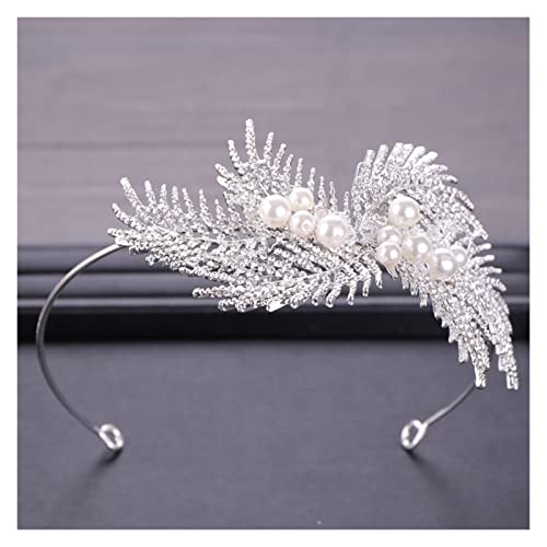 Tiaras con pedrería para novias e invitadas de ceremonia civil 5