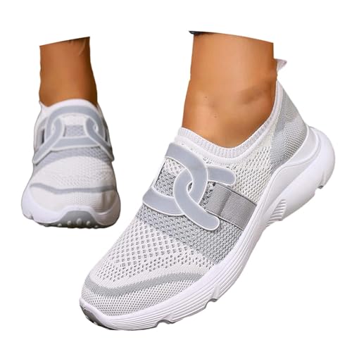 Zapatos de verano para mujer, zapatos de correr, transpirables, de terciopelo, para mujer, anchos, bonitos, anchos, de verano, para traje regional, zapatillas de deporte, ligeras, para caminar