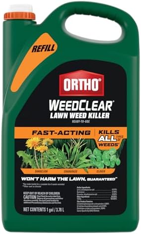 Ortho WeedClear Lawn Weed Killer Ready-to-Use, Refill, Kills Crab...