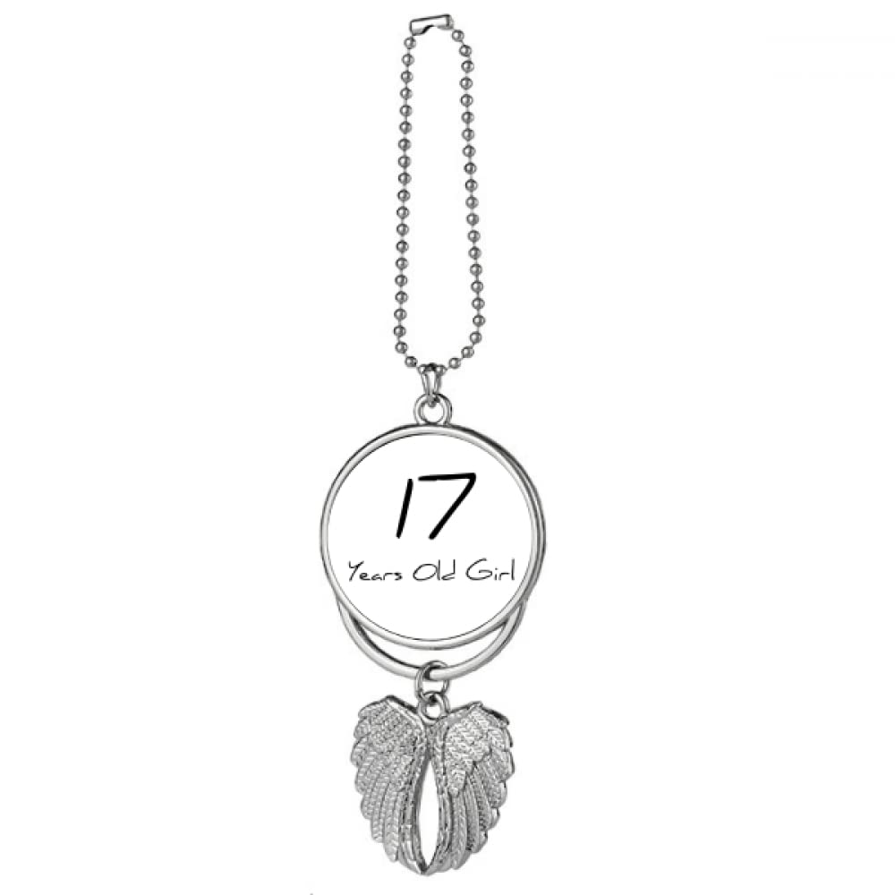 DIYlabDIYthinker 17 Years Old Girl Age Young Silver Wing Car Pendant Decoration