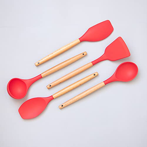 Concha de Silicone com Cabo de Madeira - Oikos