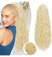 SEGO Pro Drawstring Ponytail 18 Inch Synthetic Curly Ponytail Extension Long Wavy Drawstring Pony...