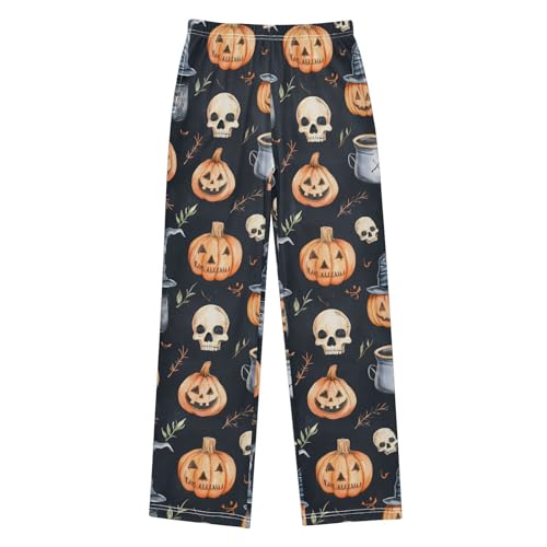 Halloween Pajama Pants Halloween Pattern 14 Long Sleep Pants Lounge Bottoms