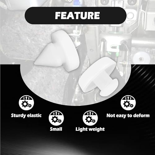 Salior 4PCS Brake Pedal Stop Pad of OEM# 46505-SA5-000,Brake Switch Stopper of Multi-Style Compatible with Acura Honda,Standard Brake Light Switch Stopper Tool Kit of Car Accessories