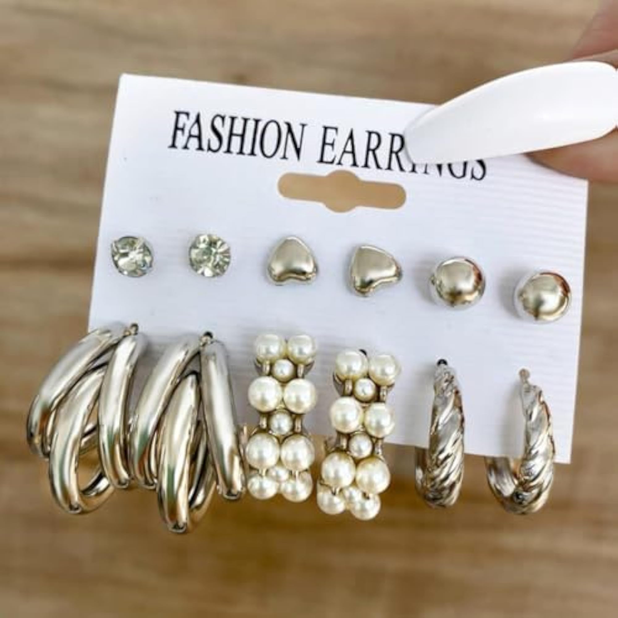 Stylish Stud Earrings Set for Men and Women