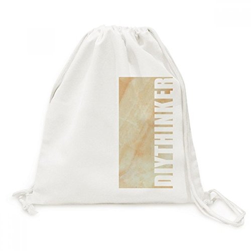 Sac à dos à cordon toile marbre twill - Sac de sport et voyage