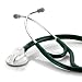 ADC Adscope 600 Platinum Series Cardiology Stethoscope with Tunable AFD Technology, 27 inch Length, Dark Green