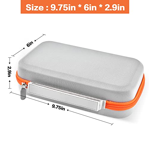 Case Compatible With Klein Tools Et310 Ac Circuit Breaker Finder & 80041 Outlet Repair Tool Kit & Rt250 Gfci Receptacle Tester. Electrical Tools Storage Organizer Holder Bag (Box Only)-Grey #TOP4