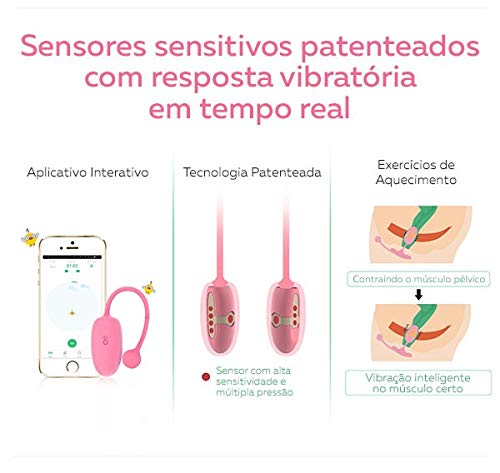 Kegel Vibrador Controle Sem Fio Wireless Internet Celular