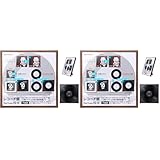 ハクバ HAKUBA フォトフレーム レコード額 RG-01 ブラウン 7インチ(180mm角)用 7インチレコードやCDの紙ジャケットを写真や絵画のように飾れるインテリアフレーム シングル盤 EP盤 スタンド・吊り紐付き AMZFRG01-7BR 4977187005080 (× 2)