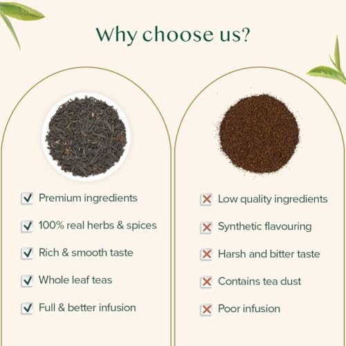 VAHDAM, Thé Noir Assam 340g (+200 tasses) Fort, Ruche Et Malté | Thé En Vrac D'Origine Unique Pur Et non Mélangé | The Noir Vrac – Image 7