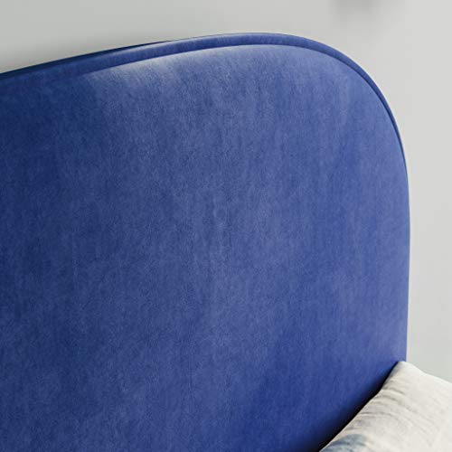 Sauder Cannery Bridge Headboard, L: 63.74" X W: 3.54+" X H: 47.48", Navy Finish #TOP6