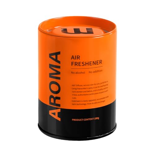 ACECHACE New Car Scent Car Air Freshener - 120 Days Long Lasting 180g Solid Gel Odor Eliminator, Luxury Car Cologne for Men, Alcohol-Free Natural Fragrance, Fits Cup Holder