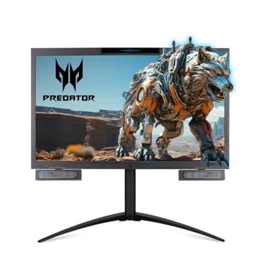 acer Predator SpatialLabs View 27 PSV27-2 27" Ultra HD Stereoscopic 3D Gaming Display | Eye Tracking | Real-Time Rendering | AI Technologies I AMD FreeSync Premium (G-SYNC Compatible) | 160Hz