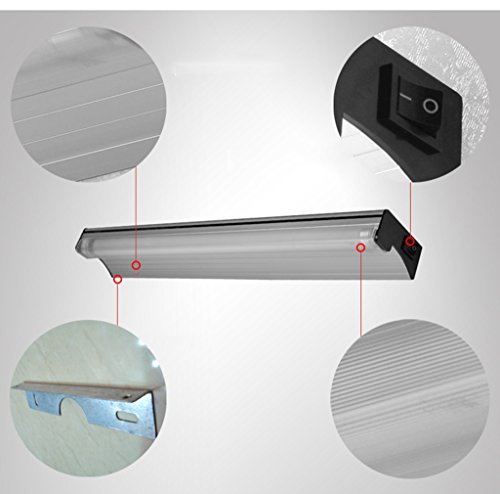 Lampe de miroir de bain LED moderne avec interrupteur intégré pour éclairage mural - 5