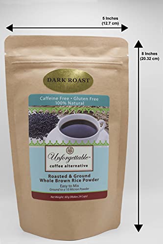 Roasted Brown Rice Coffee Alternative (Dark Roast, 24 Cup) #TOP5