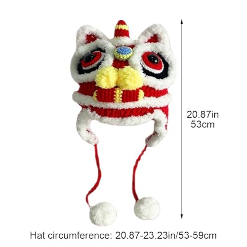 Gorro de invierno Fituenly de algodón con orejeras y diseño de animal 6