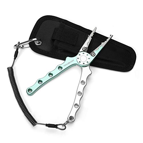 HAUSHOF Fishing Tool Kit, Aluminum Fishing Pliers, Stainless Steel Fish Lip Gripper, Fish Hook Remover with Safety Coiled Lanyard and Sheath, Gifts for Men Women - Image 5