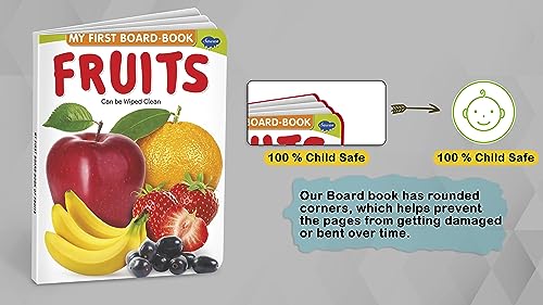 My First Board Books Fruits | Big Size Board Book For Kids By Sawan [Hardcover] Sawan