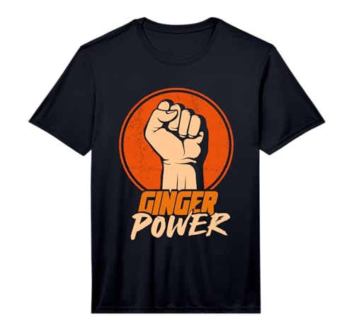 Mens Funny Ginger Power | Red Haired | Redhead Performance T-Shirt