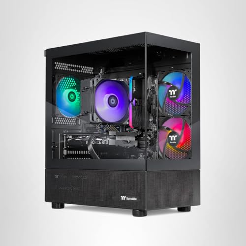 Thermaltake LCGS View i560T-170 Gaming Desktop (Intel Core™ i7-14700F, ToughRam 16GB DDR5 6000MT/s RGB Memory, NVIDIA® GeForce RTX™ 5060 Ti 8G, 1TB NVMe M.2, WiFi, Windows 11) V17B-B76B-56T-LCS