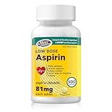 RIGHT REMEDIES Low Dose Aspirin 81mg, Enteric Coated Tablets, NSAID Pain Reliever & Fever Reducer for Adults, Compare to the Active Ingredient in Bayer® Low Dose Aspirin (500ct)