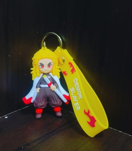Image of Cute 3D Keychain | Keyring & Quirky Bag Charm | Hard Silicone, Unbreakable | Travel Essential | Kids Friendly | Strap & Bag Hook