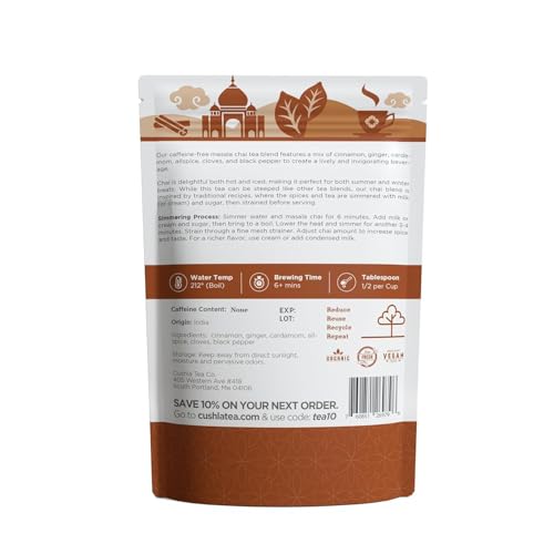 Té chai masala sin cafeína hoja suelta 16 oz miniatura 2