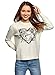 Produktbild oodji Ultra Damen Strickpullover mit Druck, Weiß, DE 32 / EU 34 / XXS