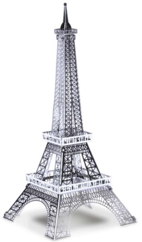 Metallic nano puzzle Eiffel Tower