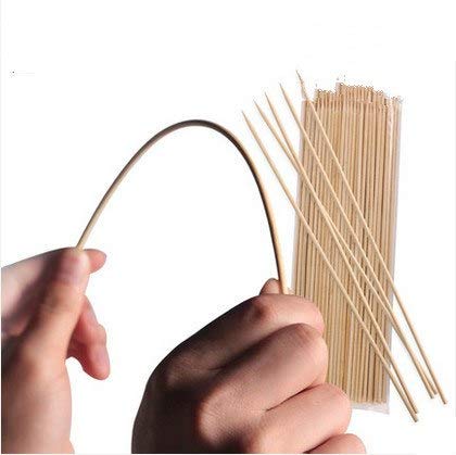 Generic 110 pcs 3 * 250Mm Bamboo Wood Stick for Barbecue BBQ Needle