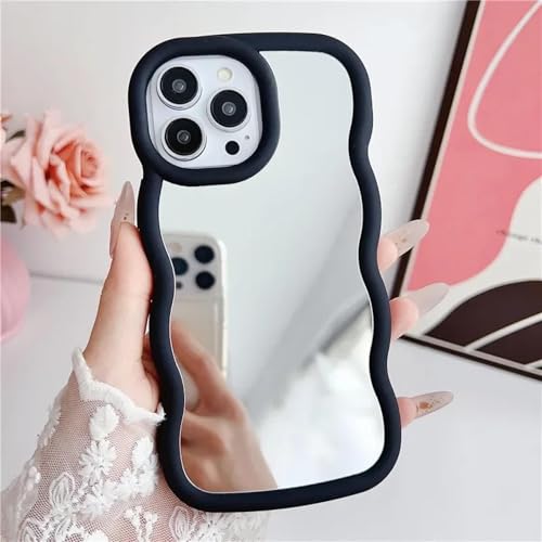 Coque iPhone 15 Pro Max miroir souple évite les rayures dos