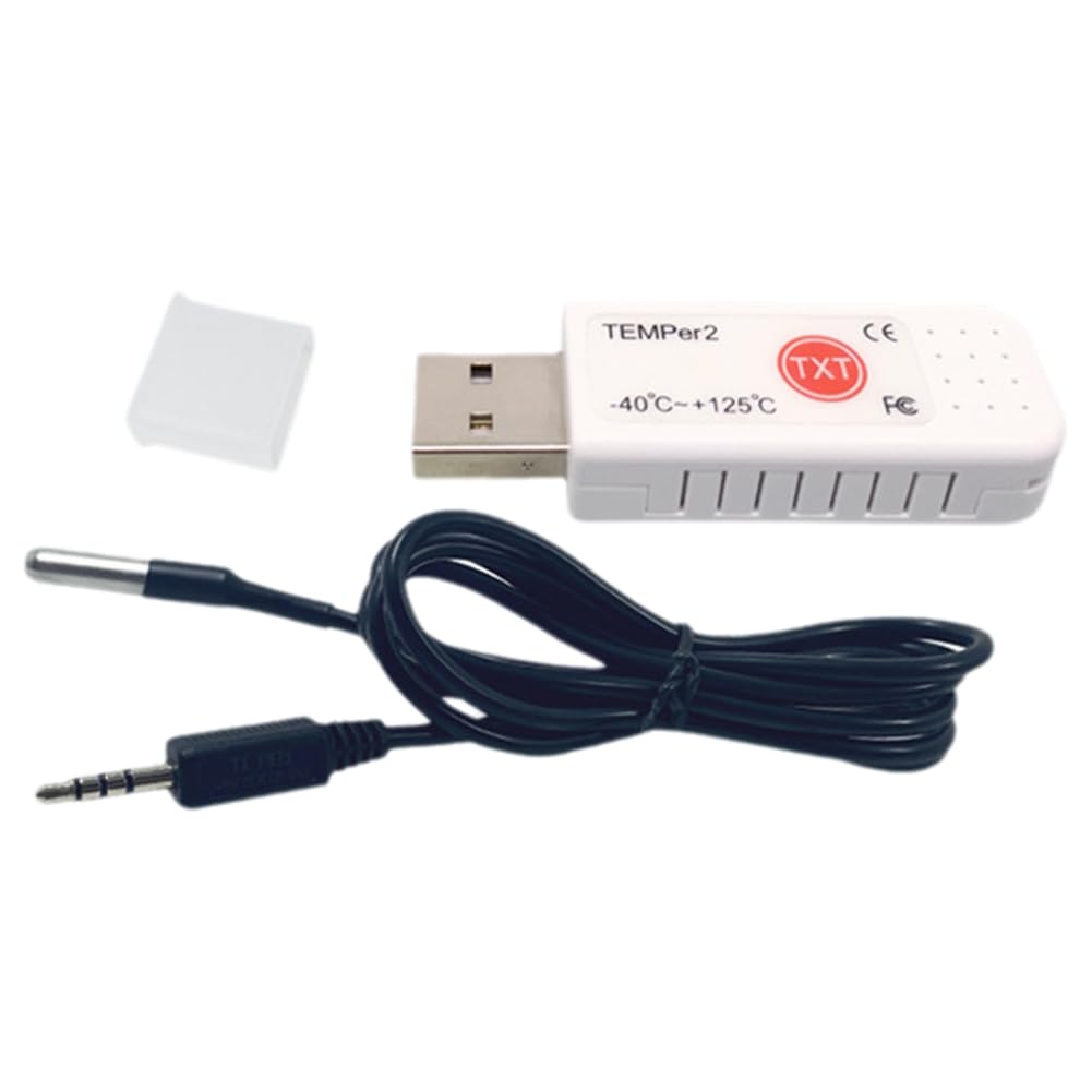 Nsssunnre USB Thermometer Computer Temperature Sensor Temperature Probe Aquarium Industry Remote Monitor TEMPer2