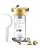 Waterdrop Mega Spin Down Sediment Filter, Reusable Whole House Water Filter System, Backwash Sediment Water Filter Double System 100 Micron+5 Micron PP Filter, BPA Free, 1" MNPT + 3/4" FNPT