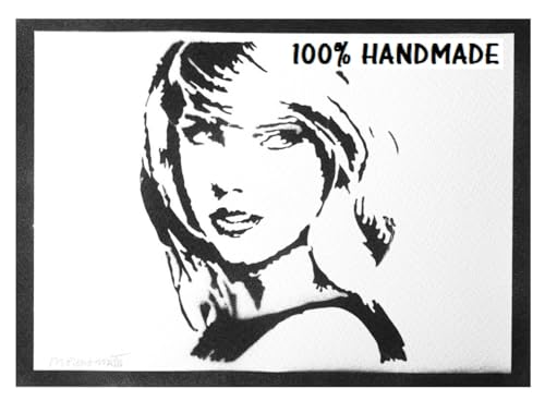 moreno-mata Tay... Autentico Graffiti Hecho a Mano Handmade Poster Musica Cuadros Decoracion Salon Modernos Regalos Originales para Hombre y Mujer