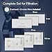 3-Pack Filters for Miele Vacuum Cleaners [Complete C3, C2, C1, Classic C1, Compact C1/C2, Dynamic U1, S8340] – Replaces SF-SAC 20/30 AirClean – 3 Exhaust & 3 Motor Filters [S200–S899, S2000–S8999]