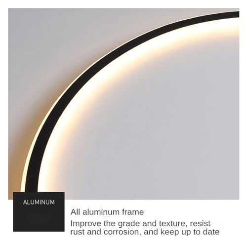 Plafond LED minimaliste chambre salon éclairage télécommande dimmable
