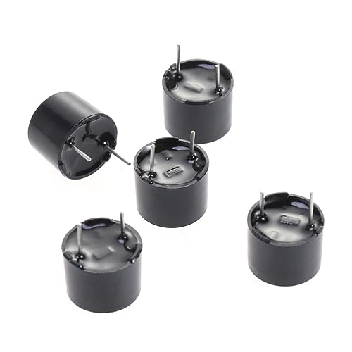 Cabilock 5 Pack Small Enclosed Electronic Alarms 12mm -7v High Voice Pressure for Alarm Systems