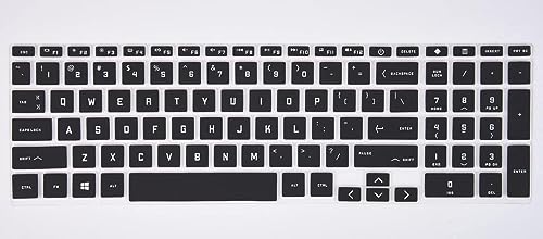 Image of Saco HP Victus Gaming Laptop Keyboard Cover for 15-fa2700TX, 15-fa1319TX, 15-fa2703TX, 15-fb3025AX (2024-2025 Models) 15.6 Inch Gaming Laptop - Anti-Faded & Spill-Resistant