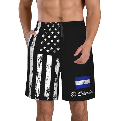 Short de bain homme cadeau original motif El Salvador pour passionné de voyage