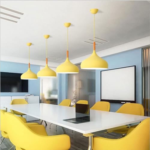 Lámpara colgante nórdica Macaron de techo ajustable E27 para decoración de hogar 6