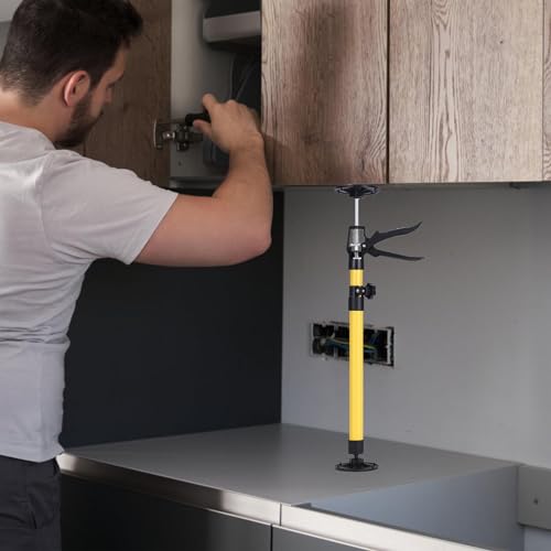 1 Cabinet Installation Jack - Hand Lifting Jack Tool, Cabinet Jack Support | Steel Telescopic Quick Support Rod, Adjustable Hand Support System with 40kg Capacity, for Ratcheting Cargo - Image 9