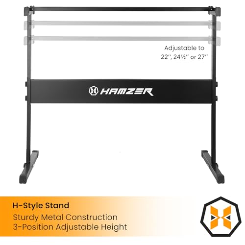 Hamzer 61 Key Keyboard Piano with Built-In Speakers, Stand, Bench, Headphones, Microphone & Key Labels - Electronic Musical Keyboard Set for Beginners