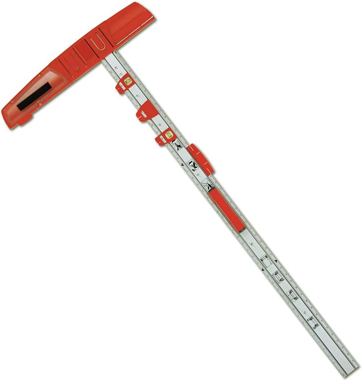 Kapro - 314 Set & Match System - Mark & Level - With Ruler, Slide & Lock Vials, T-Square Head Handle & Knife Guide - Magnetic - Aluminium - 48”