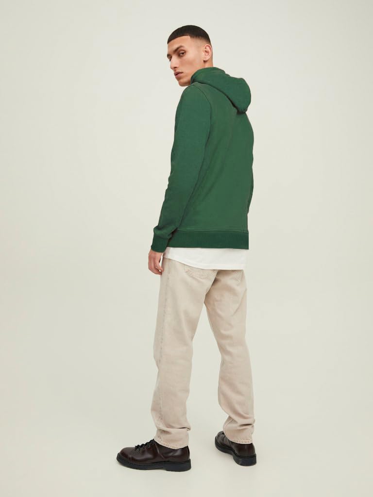 JACK & JONES Męska kurtka z kapturem, jednokolorowa, z kapturem