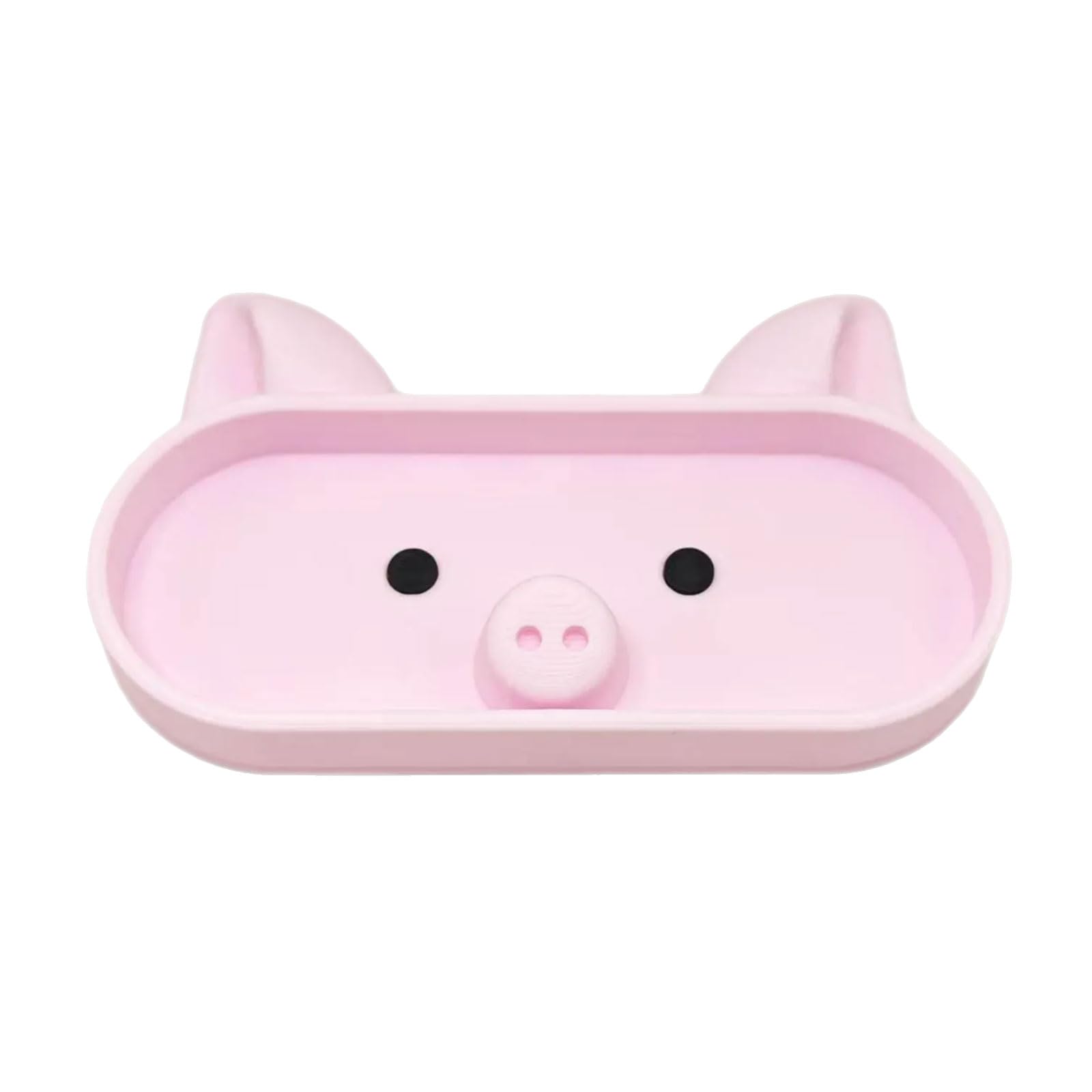 Oxxggkao Eyeglasses Holder Fun Piggy Themed 3D Printed Glasses Case and Small Items Organiser for School Travel and Home Use Cartoon Swine Eyeglass Holder