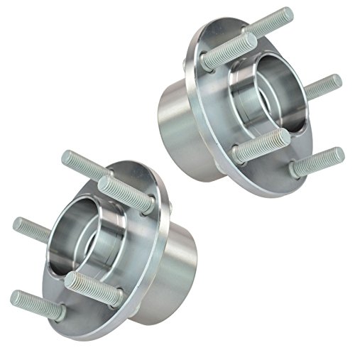 Image of TRQ 2 Piece Front Wheel Bearing & Hub Assembly Set Compatible with 2008-2013 Volvo C30 2006-2013 C70 2005-2011 S40 V50