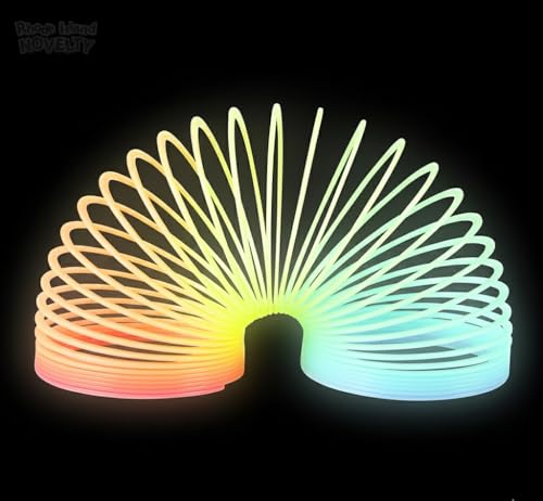 Image of Rhode Island Novelty 3 Inch Glow-in-The-Dark Coil Spring, One per Order